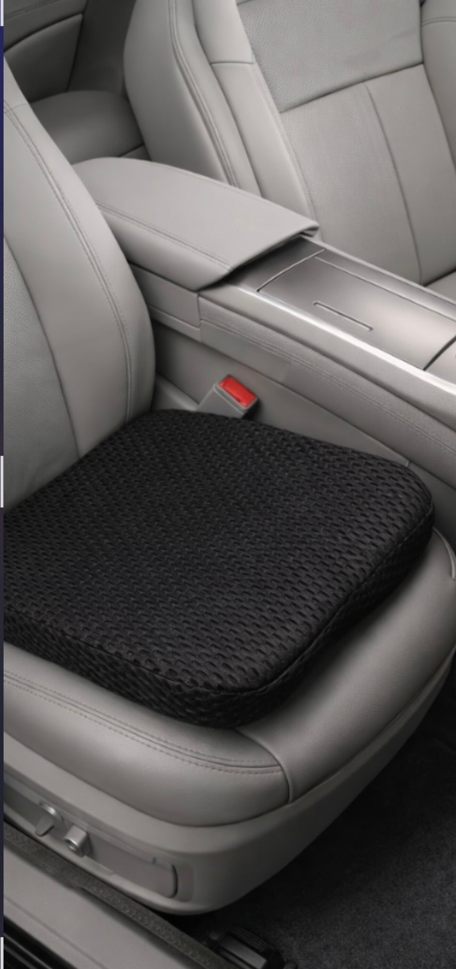 Aero Mesh Seat Cushion: Ultimate Support for Long Drives -MeshBlack