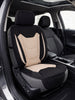Neo-mesh easy fit seat cover with booster -Seat CoversFRONT BLACK/SANDUniversal