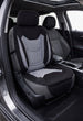 Neo-mesh easy fit seat cover with booster -Seat CoversFRONT BLACK/CHARCOALUniversal