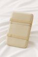 Leatherette Console Topper -Sand
