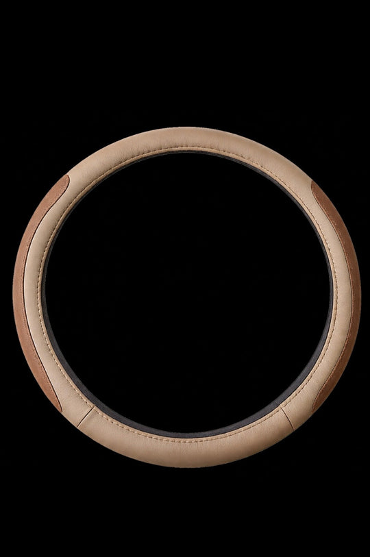 Capped's Steering wheel Covers in Leather -Seat CoversSandUniversal