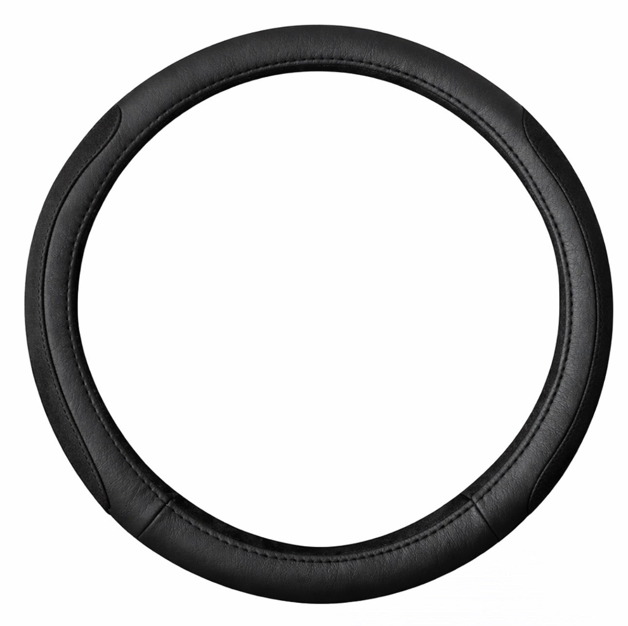 Capped's Steering wheel Covers in Leather -Seat CoversBlackUniversal