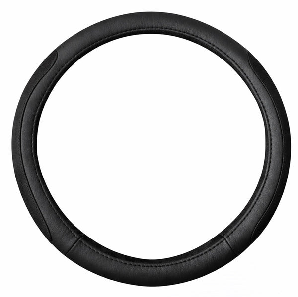 Capped's Steering wheel Covers in Leather -Seat CoversBlackUniversal