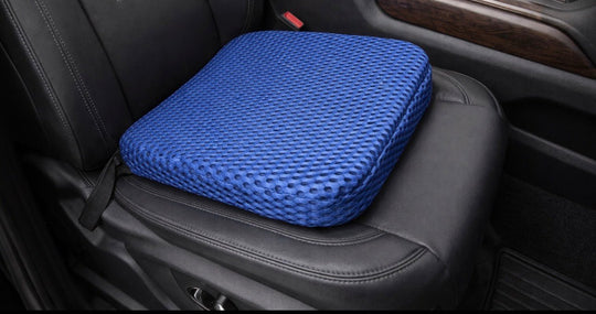 Aero Mesh Seat Cushion: Ultimate Support for Long Drives -MeshBlue