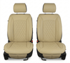 Leatherette easy fit seat cover with diamond Insert -Seat CoversSAND