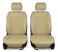 Leatherette easy fit seat cover with diamond Insert -Seat CoversSAND