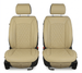 Leatherette easy fit seat cover with diamond Insert -Seat CoversSAND