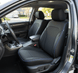 Leatherette Car Seat Cover with Breathable Inserts -Seat CoversFRONT BLACK/BLUE