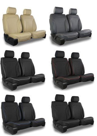 Leatherette Car Seat Cover with Breathable Inserts -Seat Covers