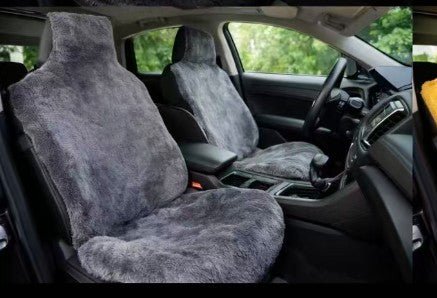 Luxury fleece Easy fit seat cover -Seat Coversbucket lowback seats with adjustable headrestsCHARCOAL
