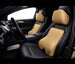 Ergo-Glide Mesh Back Support with Adjustable Headrest -Seat CoversGOLD(BACKREST)
