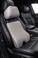 Ergo-Glide Mesh Back Support with Adjustable Headrest -Seat CoversGREY(BACKREST)
