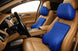 Ergo-Glide Mesh Back Support with Adjustable Headrest -Seat CoversBLUE(BACKREST)