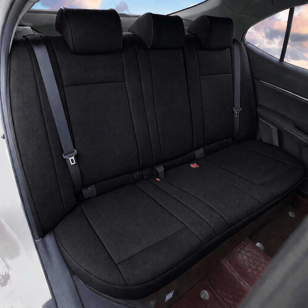 Neo-mesh easy fit seat cover with booster -Seat CoversREAR BLACK/BLACKUniversal