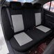 Neo-mesh easy fit seat cover with booster -Seat CoversREAR BLACK/CHACOALUniversal