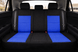 Neo-Mesh seat cover with memory foam booster Insert -Seat CoversREAR BLACK AND BLUE