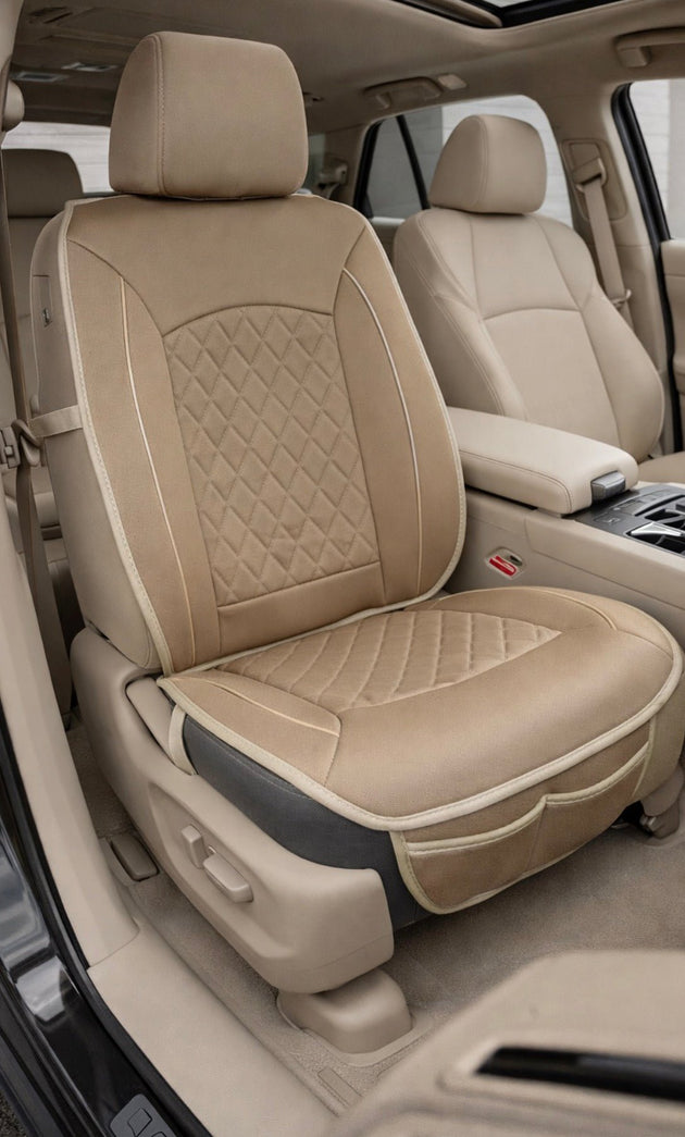 Neoprene easy fit seat cover with diamond Insert -Seat CoversSAND