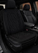 Neoprene easy fit seat cover with diamond Insert -Seat CoversBLACK/CHARCOAL