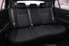 Neoprene seat cover with diamond Insert -Seat CoversREAR BLACK WITH SILVER STITCH