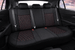 Neoprene seat cover with diamond Insert -Seat CoversREAR BLACK WITH RED STITCH