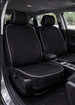 Neoprene seat cover with diamond Insert -Seat CoversBLACK/CHARCOAL