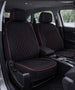 Neoprene seat cover with diamond Insert -Seat CoversBLACK/RED