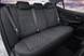 Neoprene seat cover with diamond Insert -Seat CoversREAR CHARCOAL