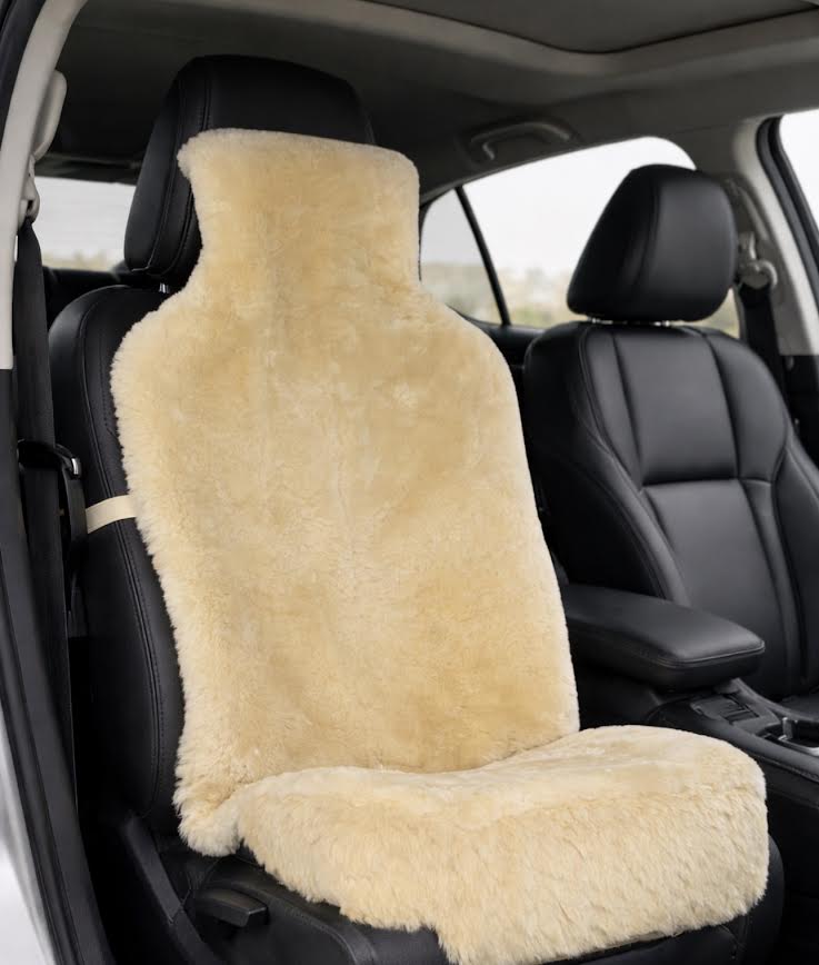 Luxury Sheepskin Seat Cover for Easy Fit -Seat CoversGOLD