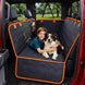 Waterproof Dog Back Seat Hammock with Hard Bottom - Capped and CoveredWaterproof Dog Back Seat Hammock with Hard Bottom